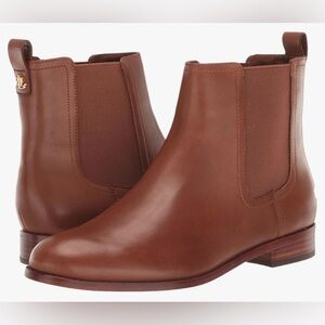 RALPH LAUREN Women's Brylee Pull-On Chelsea Booties Size 8